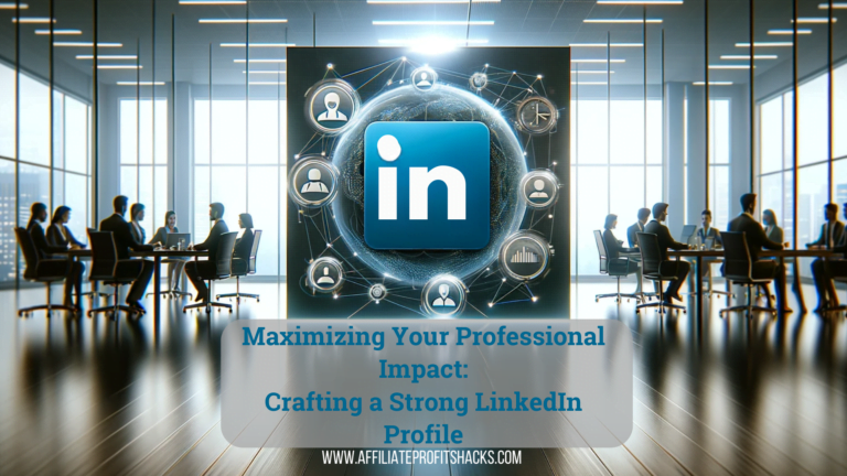 Maximizing Your Professional Impact: Crafting a Strong LinkedIn Profile