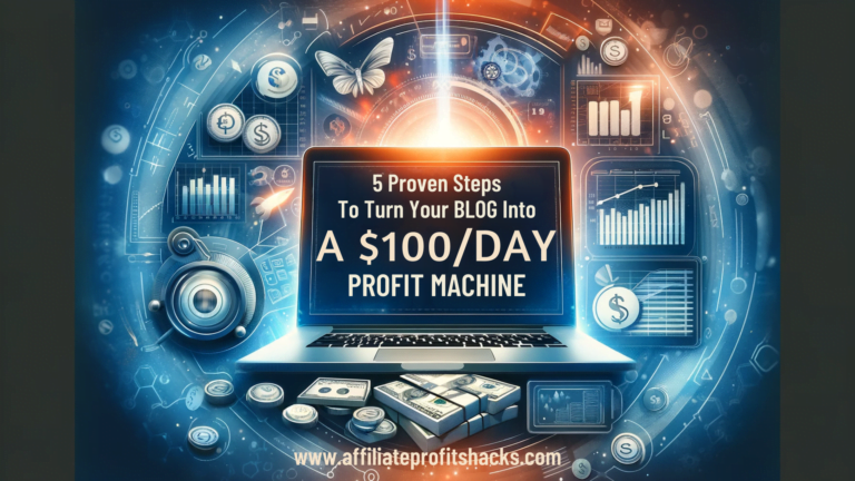 5 Proven Steps to Turn Your Blog into a $100/Day Profit Machine