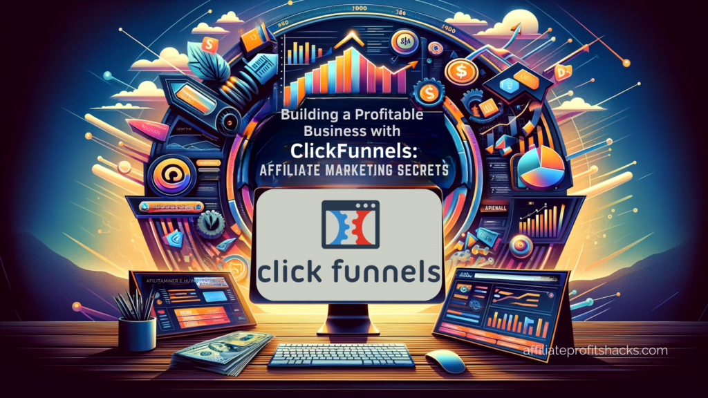 "Illustration showcasing the integration of ClickFunnels and affiliate marketing for business growth"
