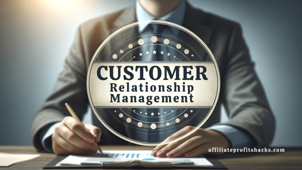 Text reading "Customer Relationship Management" on a simple and elegant background, symbolizing professional CRM software solutions.