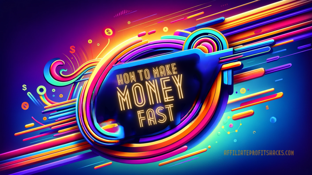 Colorful and engaging image featuring the text 'How to Make Money Fast'.
