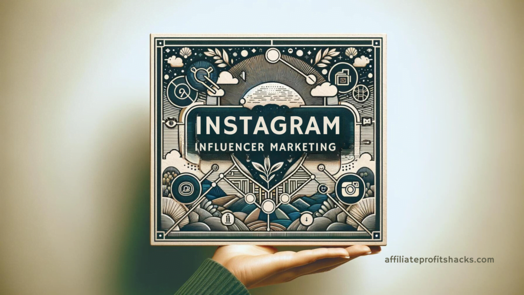 Sophisticated landscape image with "Instagram Influencer Marketing" text, symbolizing the strategic essence of influencer collaborations on Instagram.