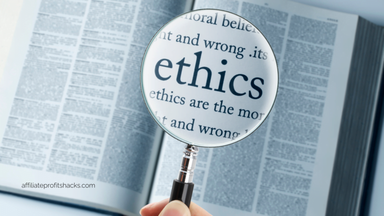 Ethical Considerations in Affiliate Marketing
