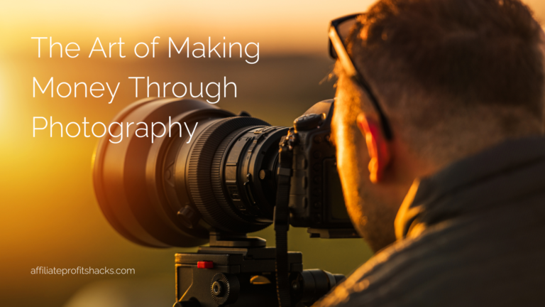 The Art of Making Money Through Photography Online